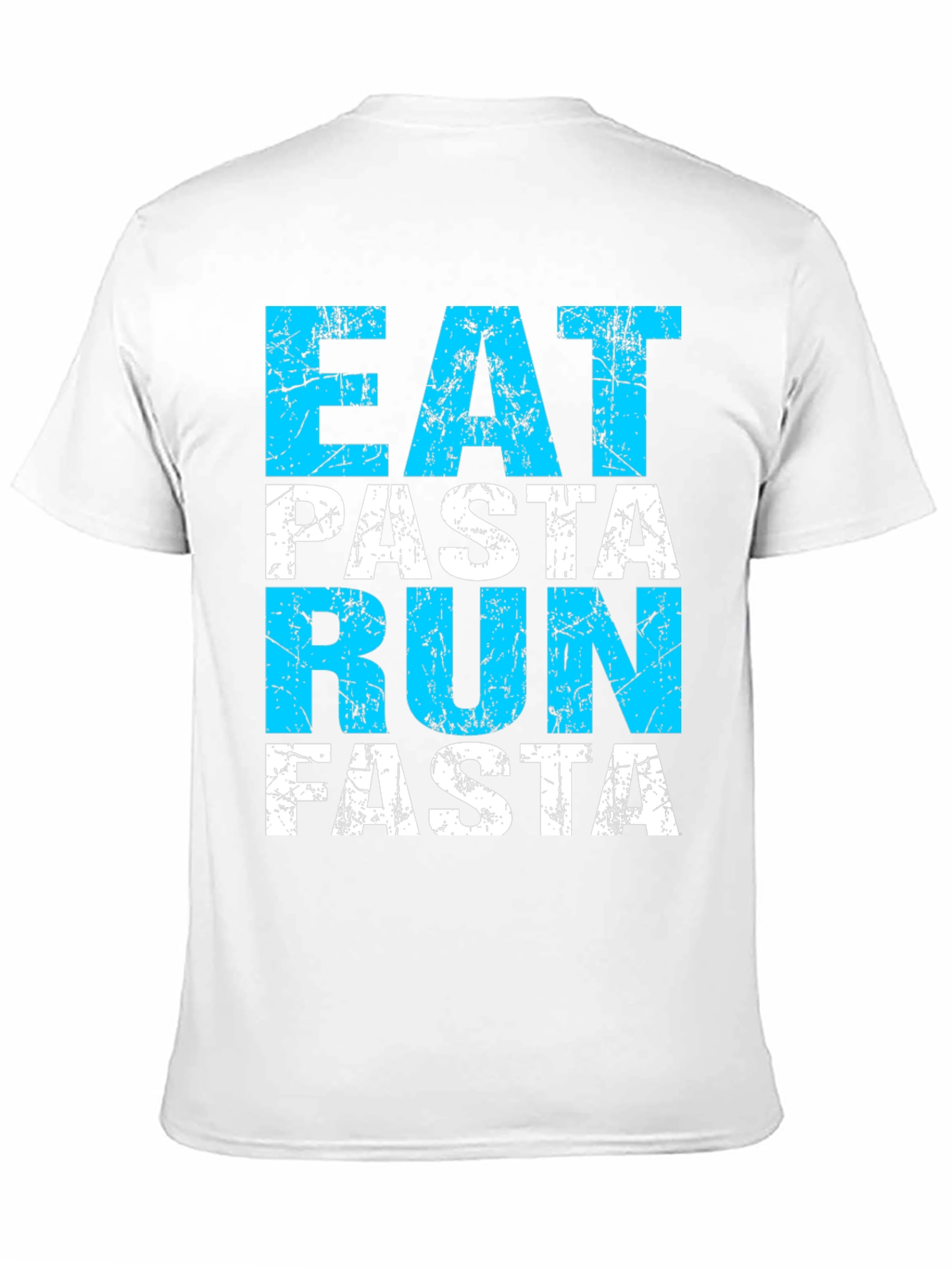 Eat Pasta Run Fasta Black T-Shirt
