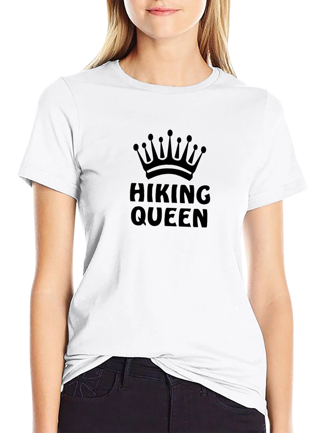 Hiking Queen Black T-Shirt