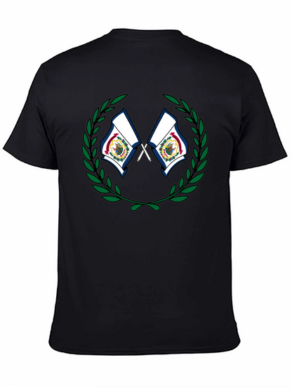 West Virginia Flag Wreath Graphic T-Shirt