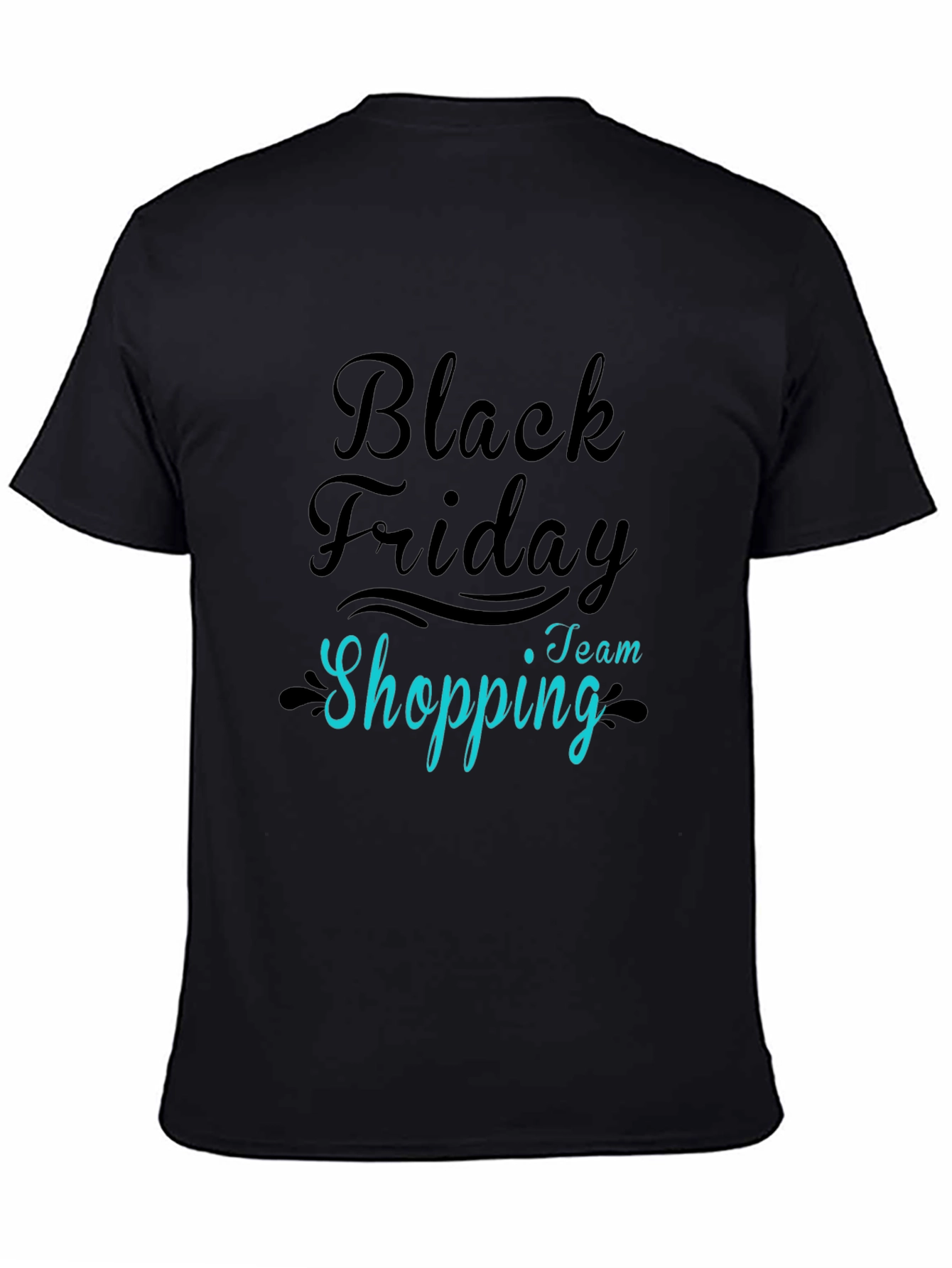 Black Friday Team Shopping Black Tee