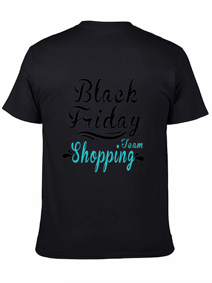 Black Friday Team Shopping Black Tee