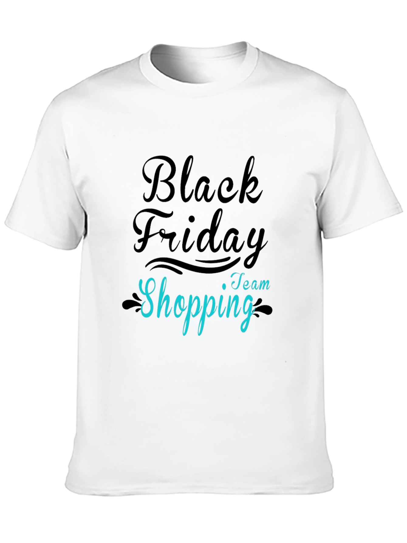 Black Friday Team Shopping Black Tee