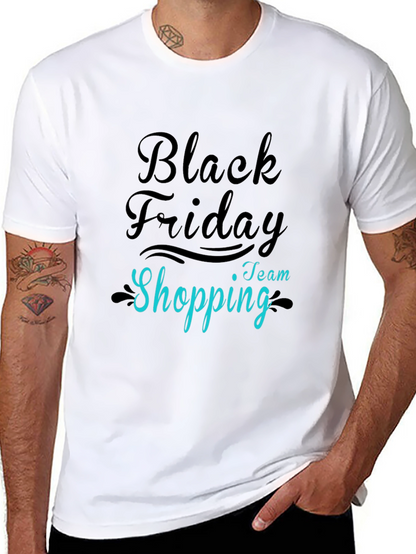 Black Friday Team Shopping Black Tee