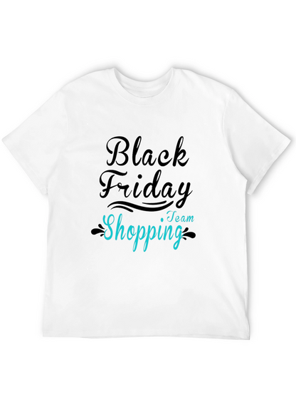 Black Friday Team Shopping Black Tee
