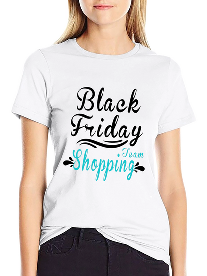 Black Friday Team Shopping Black Tee