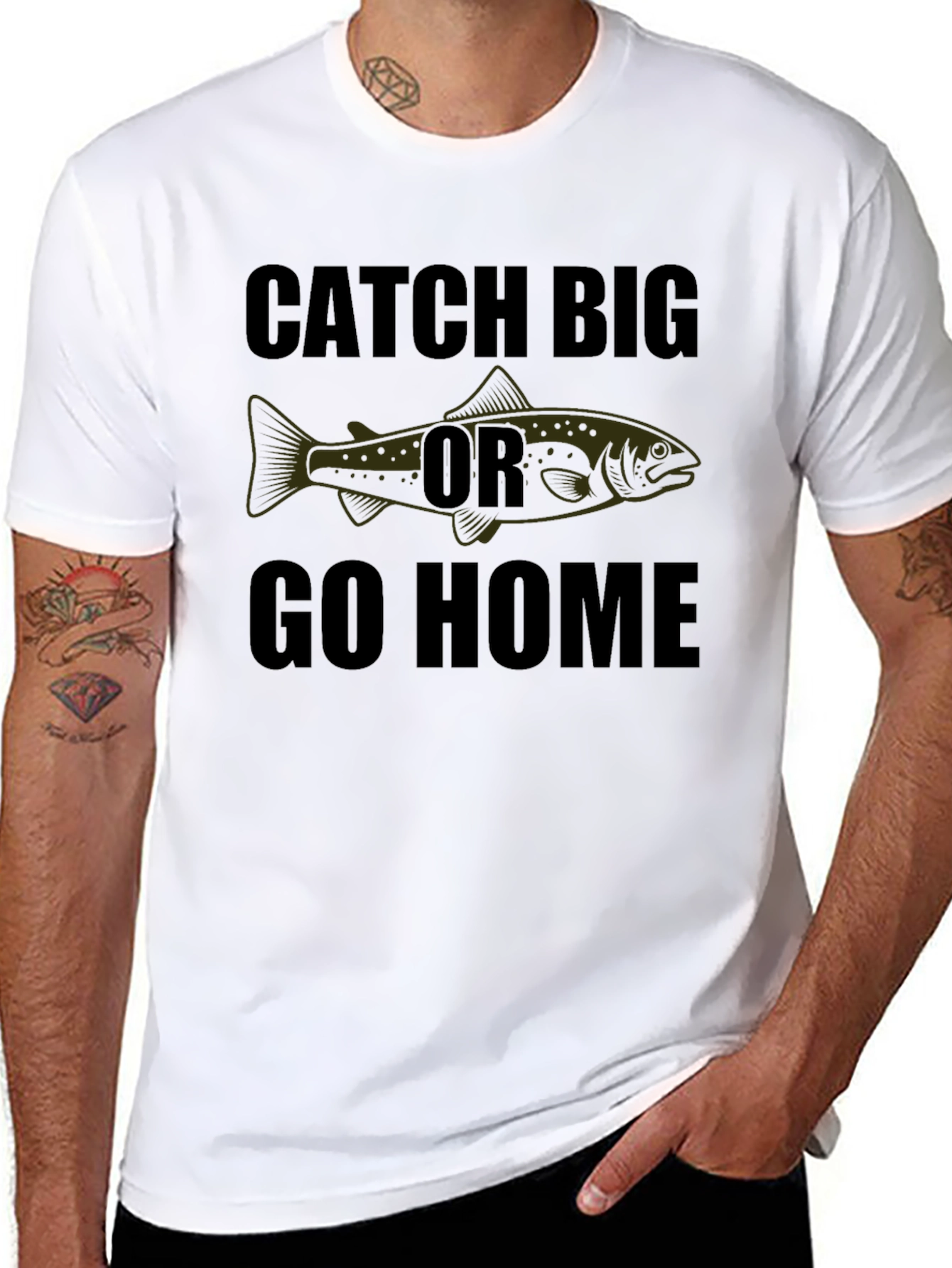 Catch Big Or Go Home Graphic Tee