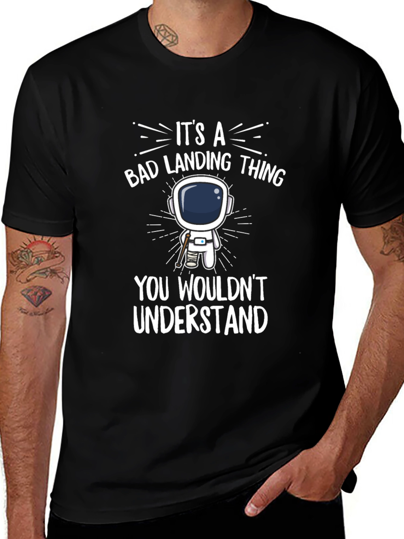 Bad Landing Thing Astronaut T-Shirt
