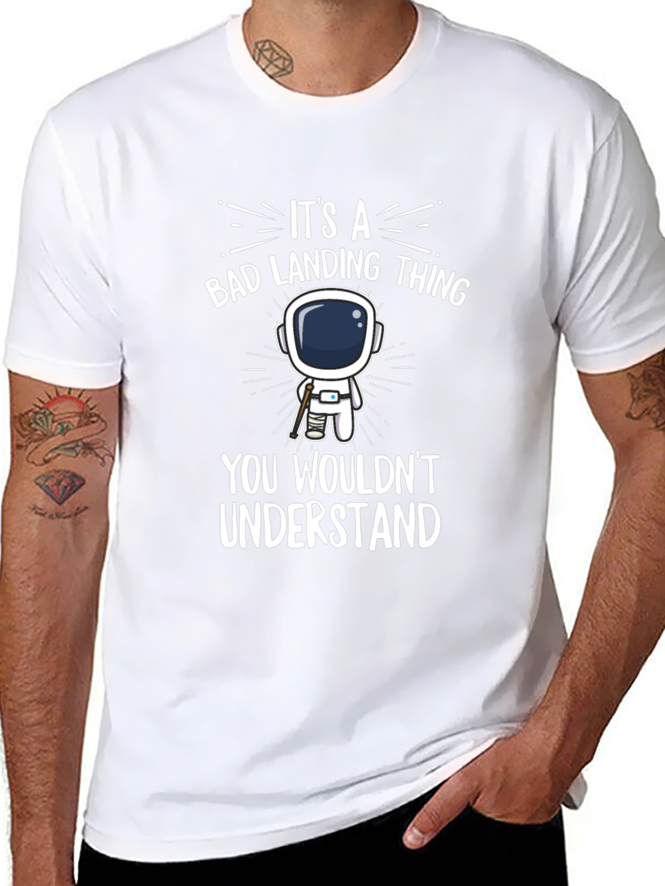 Bad Landing Thing Astronaut T-Shirt