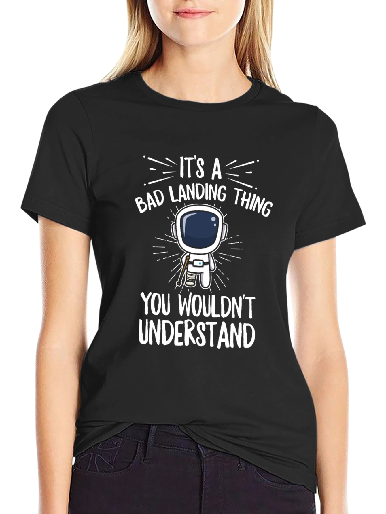 Bad Landing Thing Astronaut T-Shirt