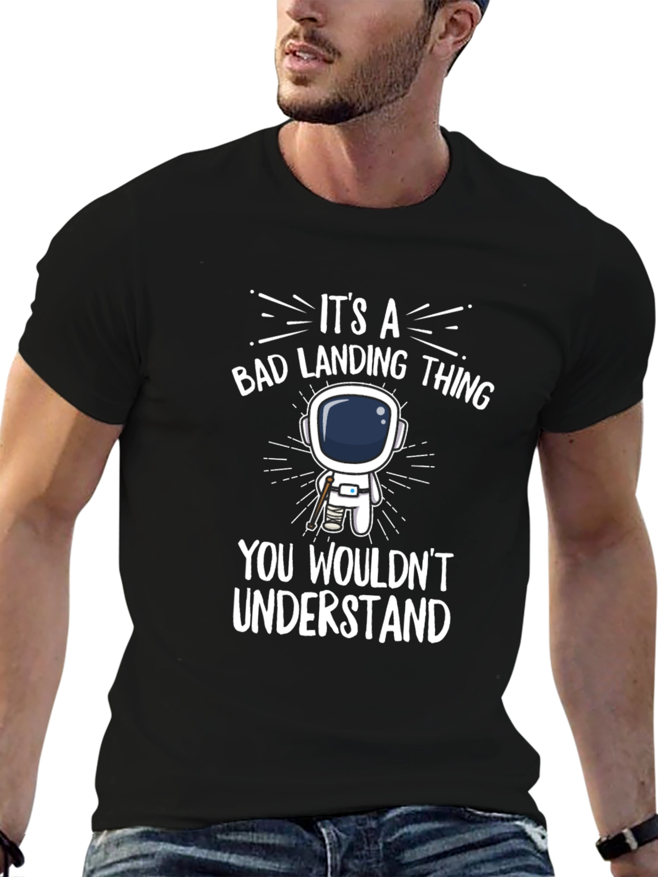 Bad Landing Thing Astronaut T-Shirt