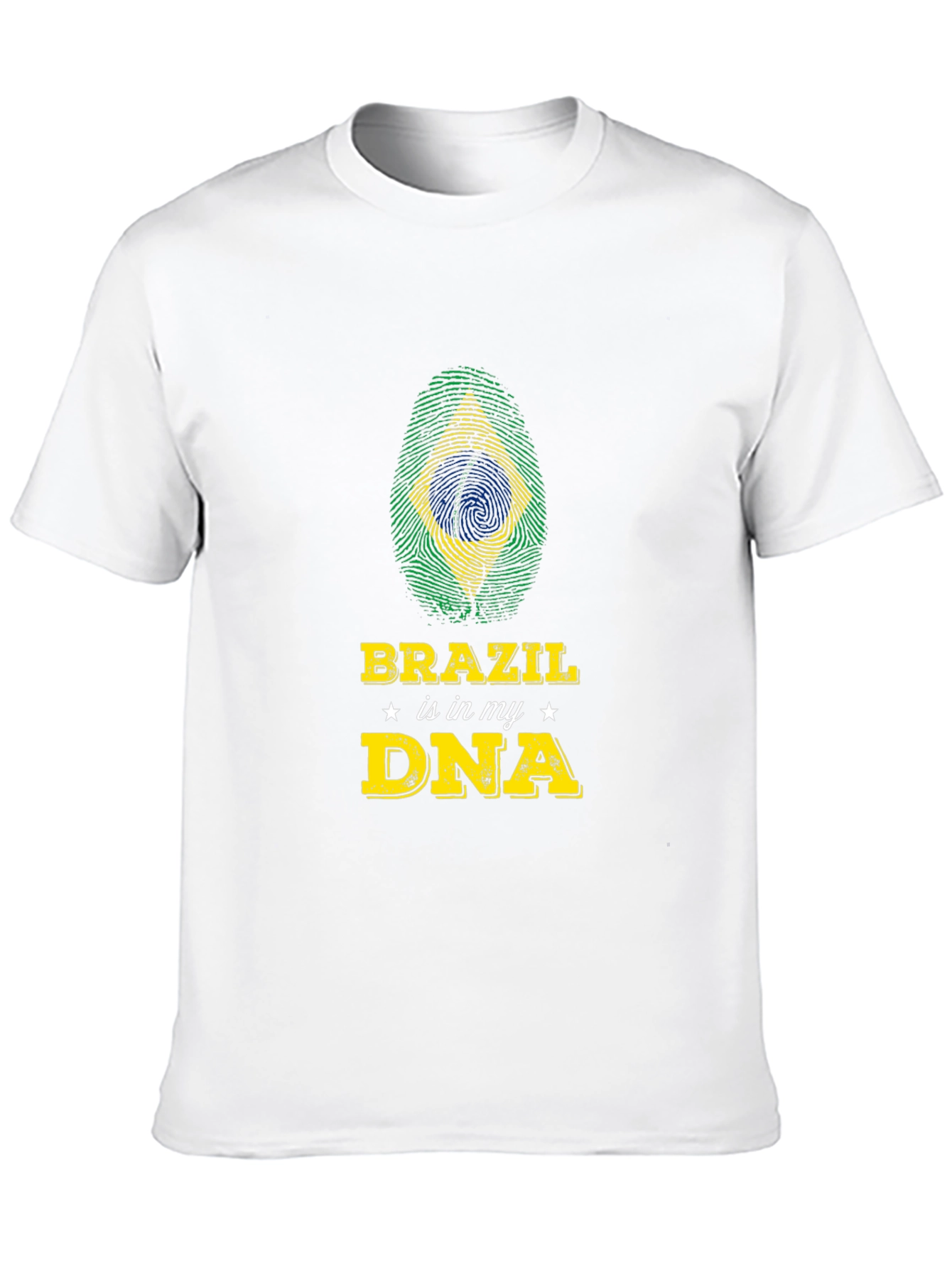 Brazil in my DNA T-Shirt - Black Graphic Tee