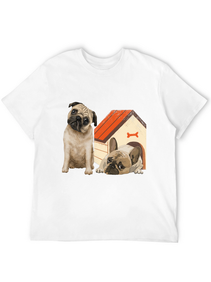 Dog Lover T-Shirt: Pug & French Bulldog Design