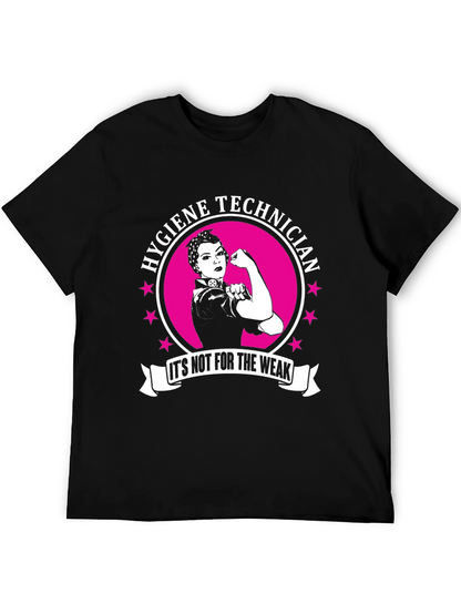 Hygiene Technician Strong Woman Graphic T-Shirt