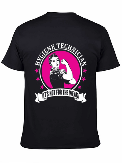 Hygiene Technician Strong Woman Graphic T-Shirt