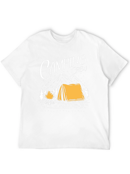 Camping Crew Graphic Tee - Outdoor Adventure Shirt