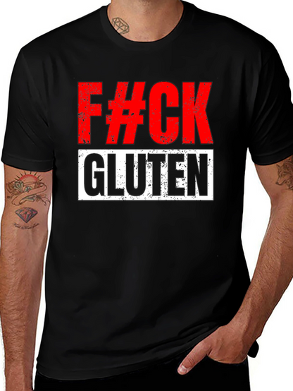 F#CK Gluten Graphic T-Shirt - Bold Statement Tee