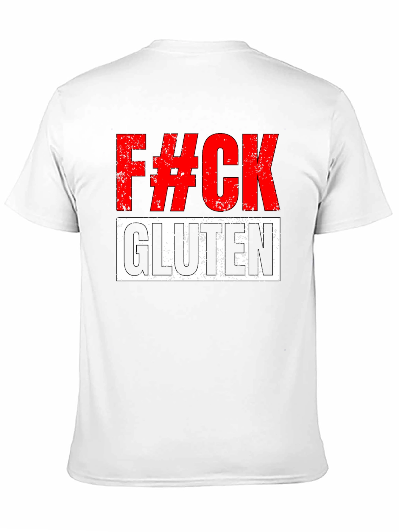 F#CK Gluten Graphic T-Shirt - Bold Statement Tee