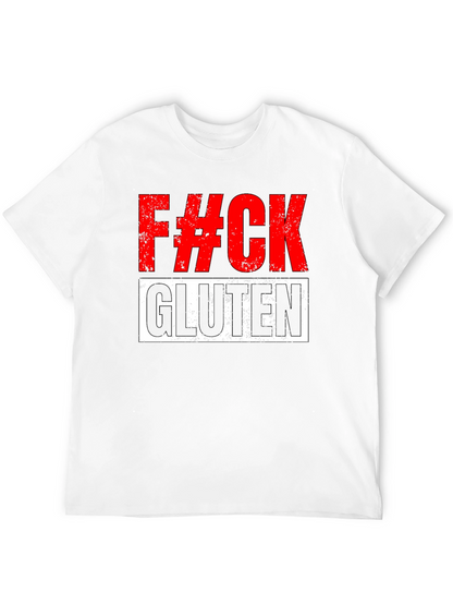 F#CK Gluten Graphic T-Shirt - Bold Statement Tee