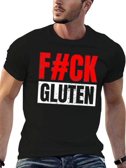 F#CK Gluten Graphic T-Shirt - Bold Statement Tee