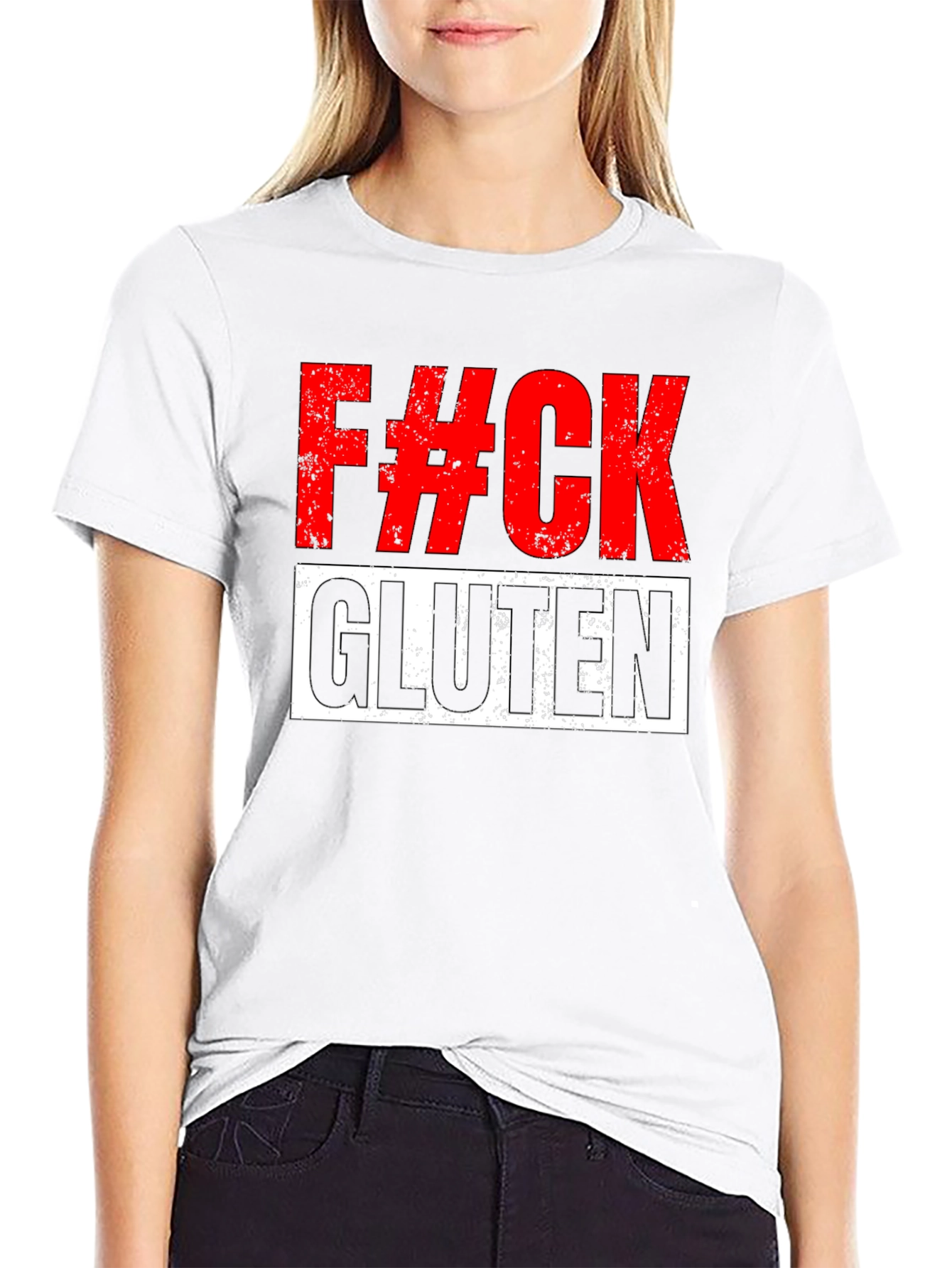 F#CK Gluten Graphic T-Shirt - Bold Statement Tee