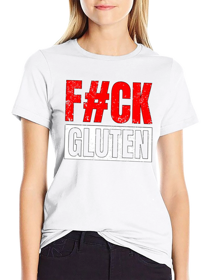 F#CK Gluten Graphic T-Shirt - Bold Statement Tee