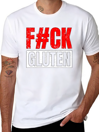 F#CK Gluten Graphic T-Shirt - Bold Statement Tee