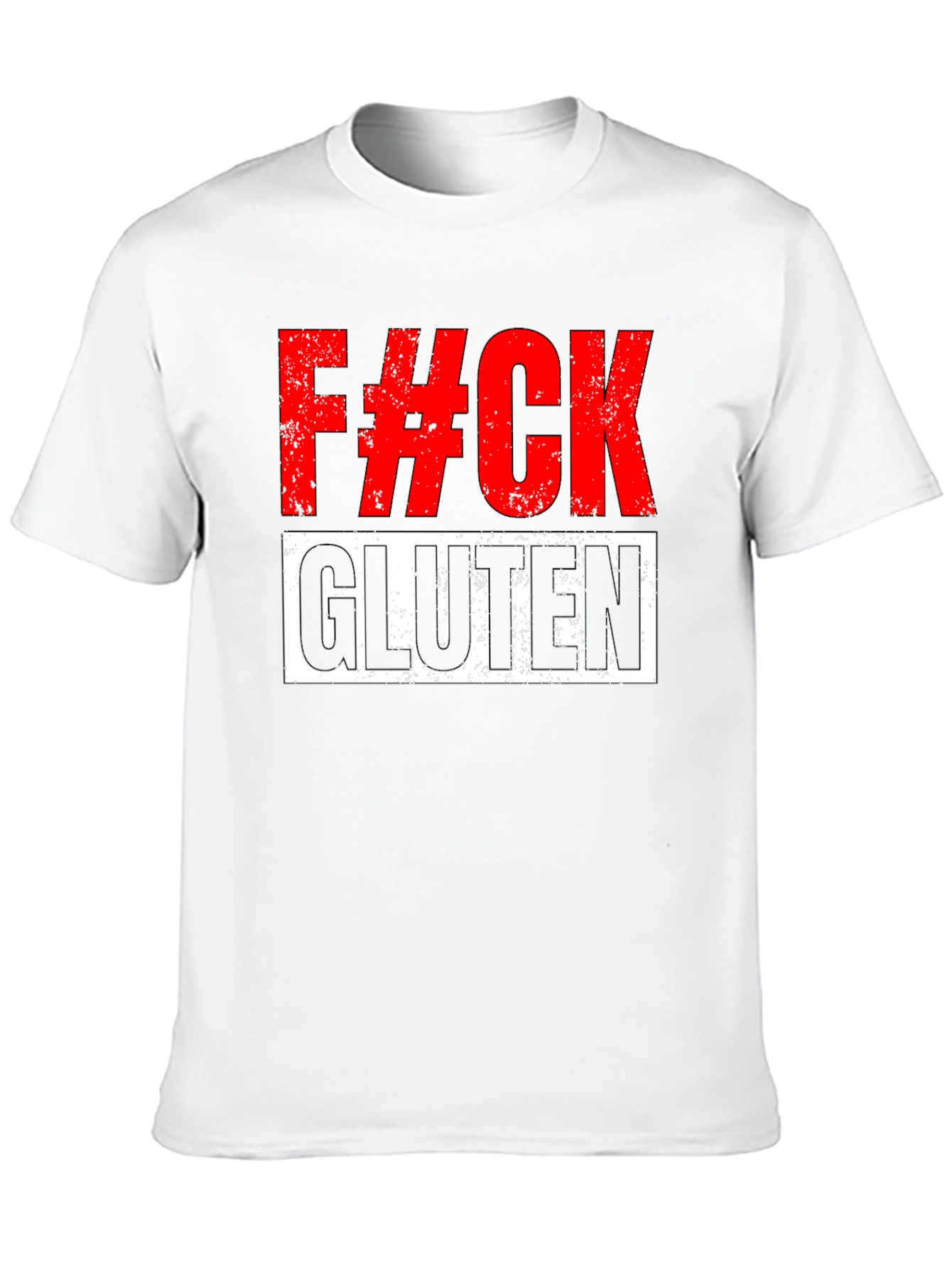 F#CK Gluten Graphic T-Shirt - Bold Statement Tee