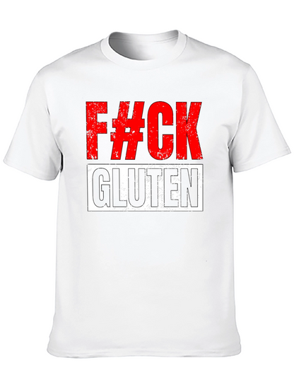 F#CK Gluten Graphic T-Shirt - Bold Statement Tee