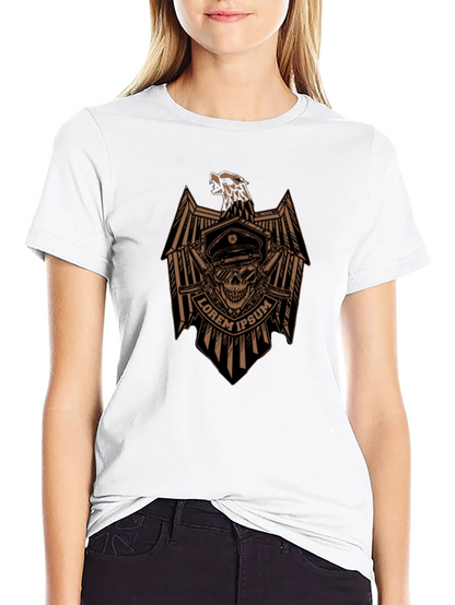 Skull Eagle Graphic Tee - Mens Black T-Shirt