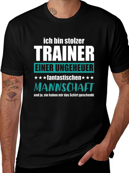 Proud Trainer T-Shirt - German Text Design