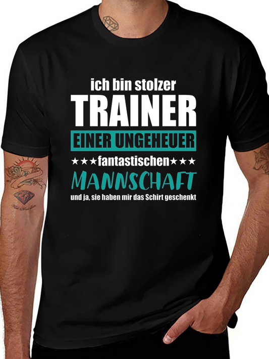 Proud Trainer T-Shirt - German Text Design