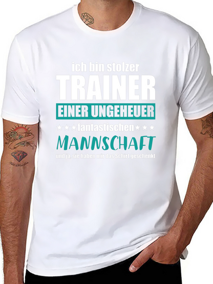 Proud Trainer T-Shirt - German Text Design