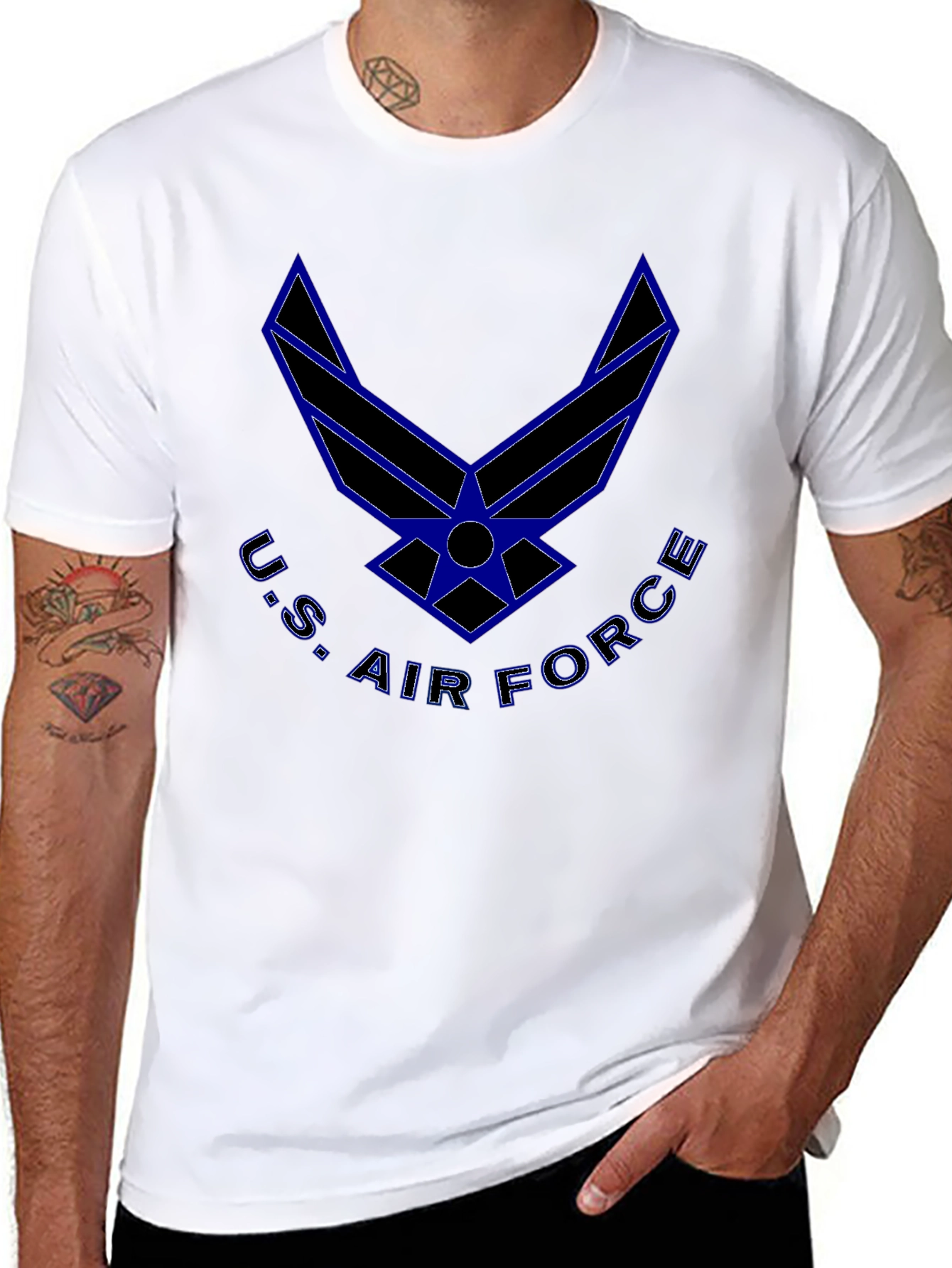 U.S. Air Force Logo T-Shirt - Black