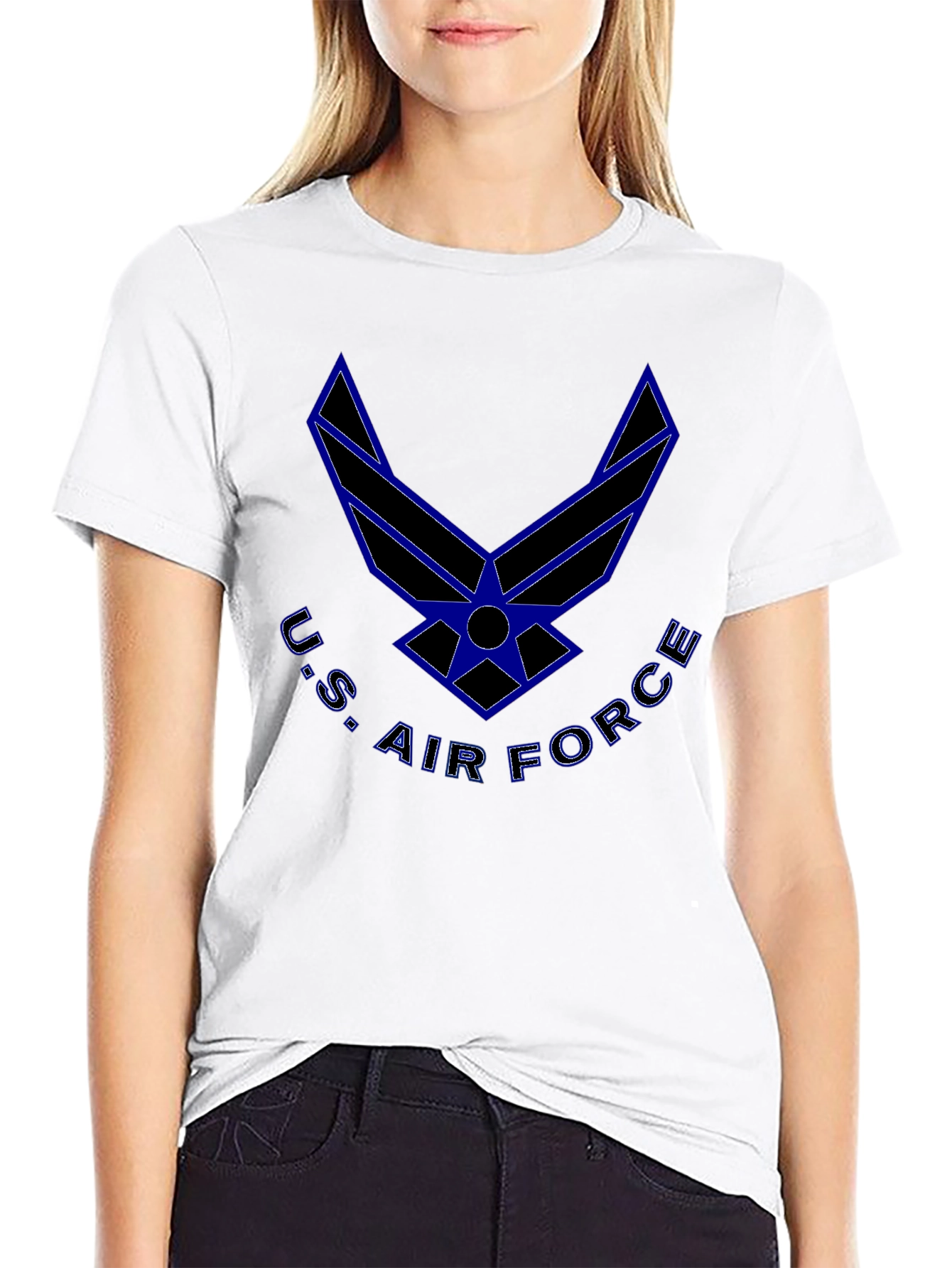 U.S. Air Force Logo T-Shirt - Black