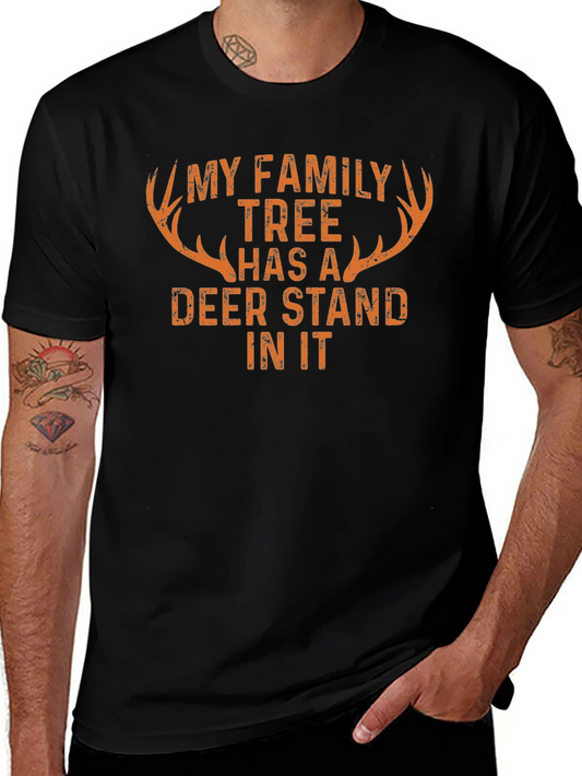 Family Tree Deer Stand T-Shirt