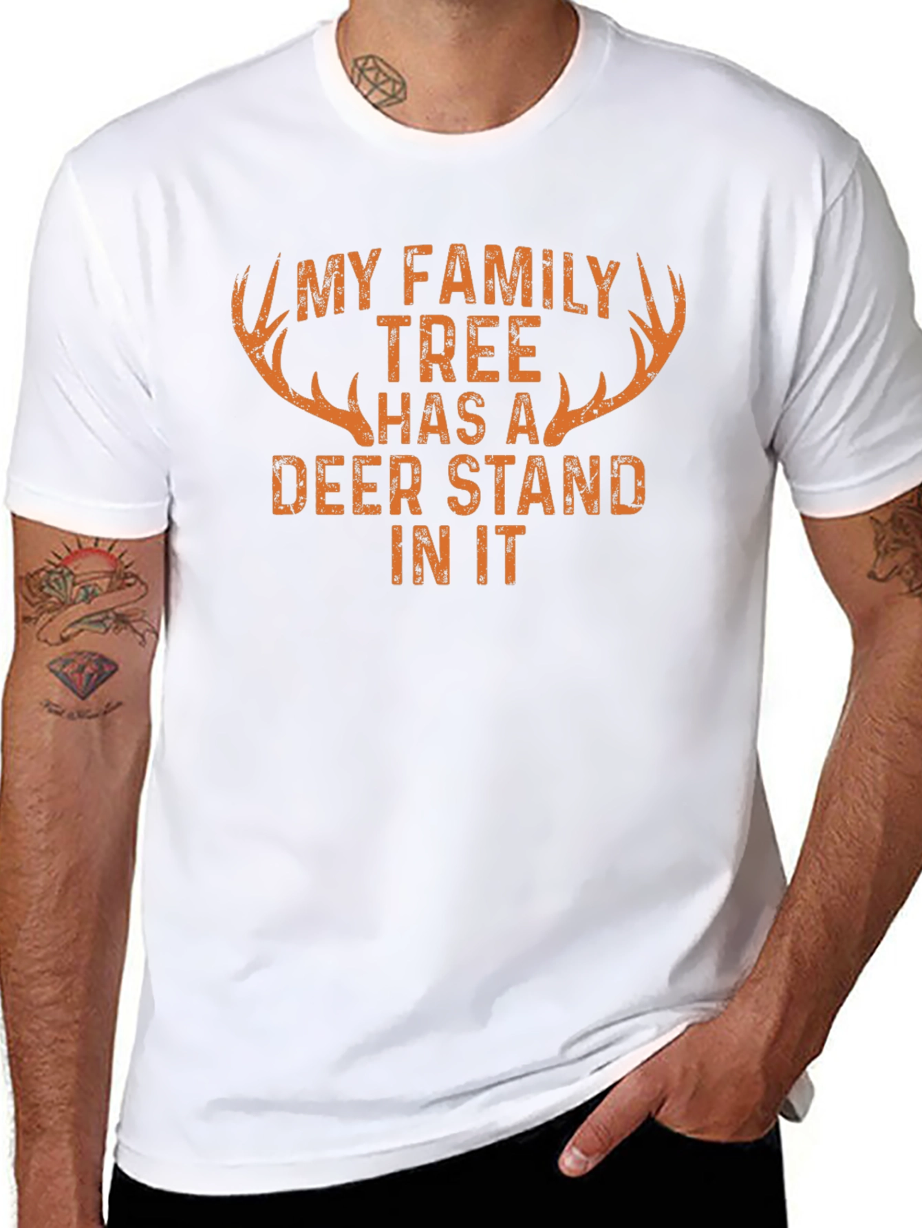 Family Tree Deer Stand T-Shirt