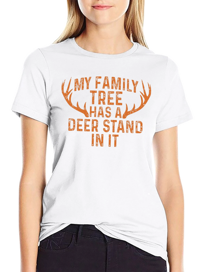 Family Tree Deer Stand T-Shirt