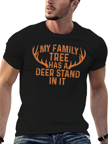 Family Tree Deer Stand T-Shirt