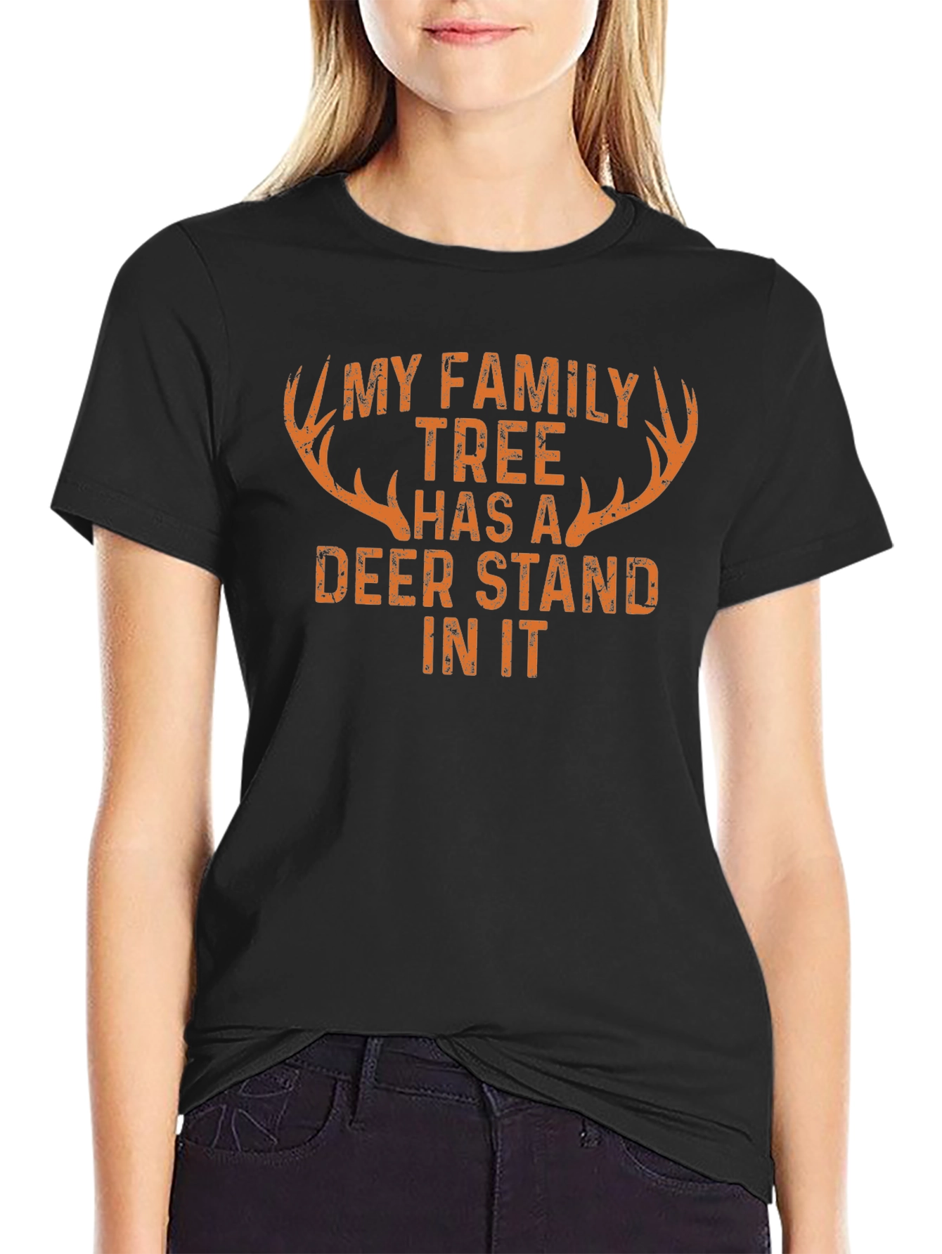 Family Tree Deer Stand T-Shirt