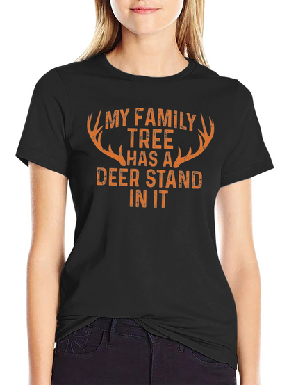 Family Tree Deer Stand T-Shirt