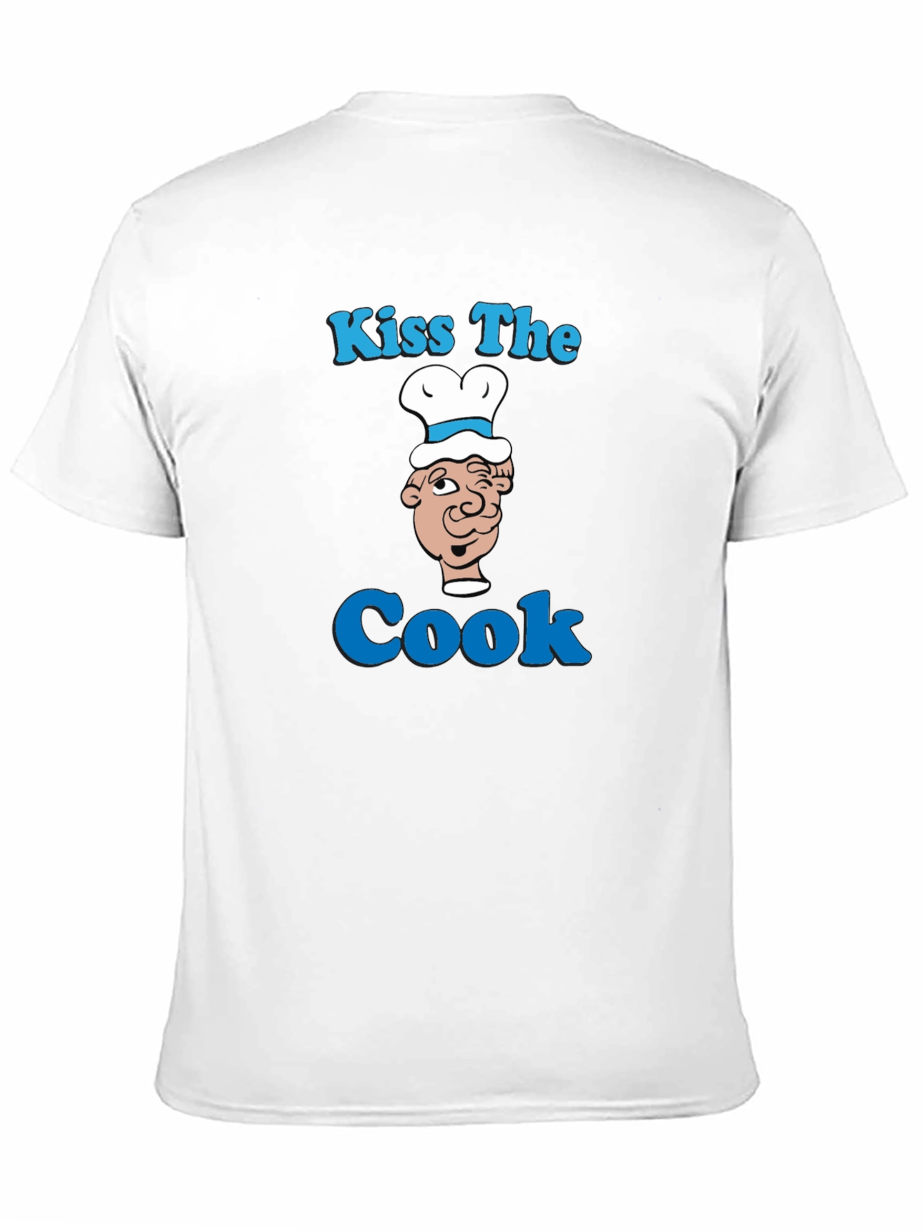 Kiss The Cook Graphic T-Shirt - Funny Chef Tee