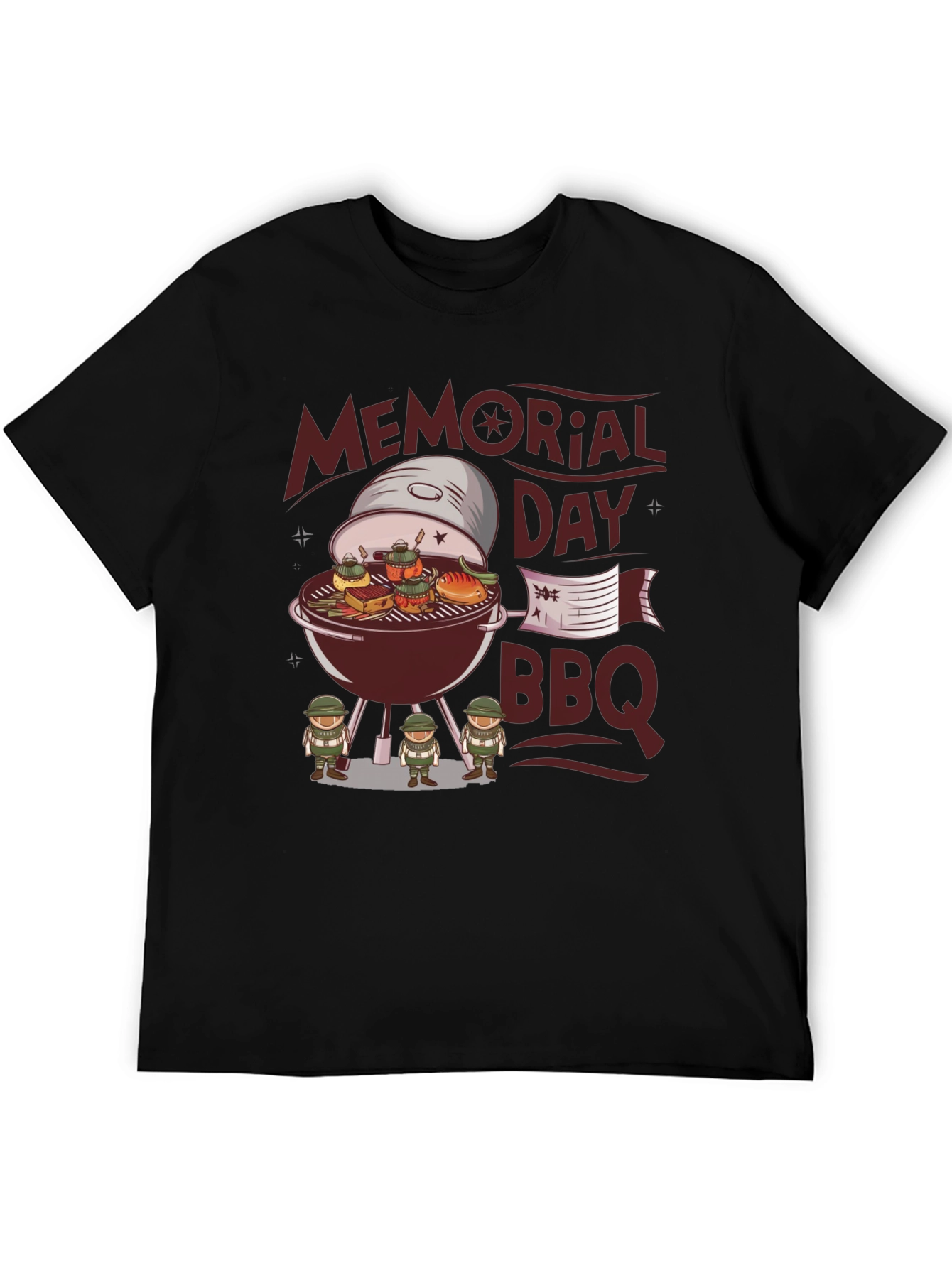Memorial Day BBQ Graphic T-Shirt