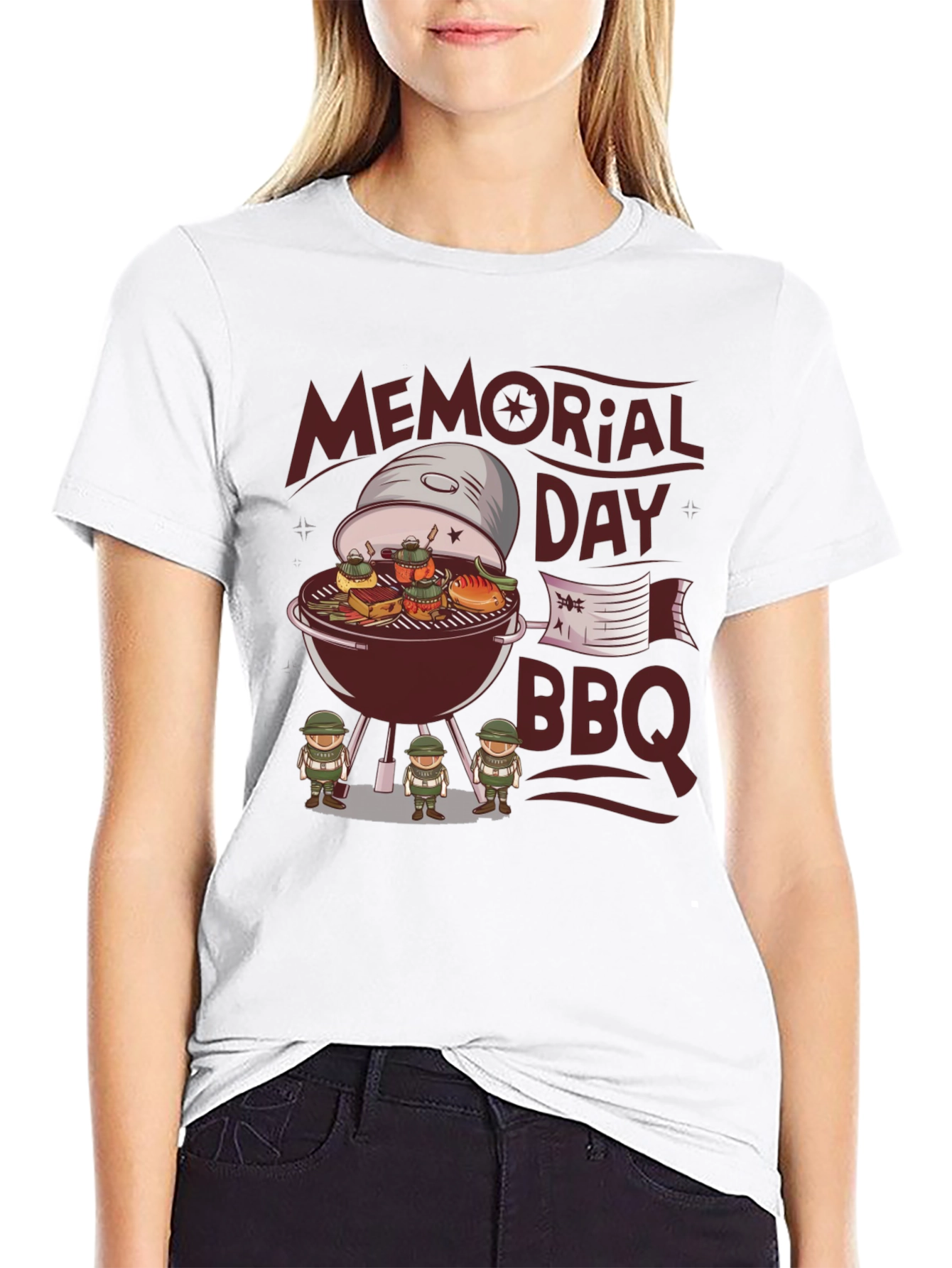 Memorial Day BBQ Graphic T-Shirt