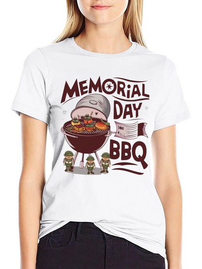 Memorial Day BBQ Graphic T-Shirt