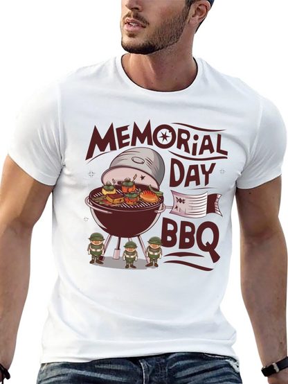 Memorial Day BBQ Graphic T-Shirt