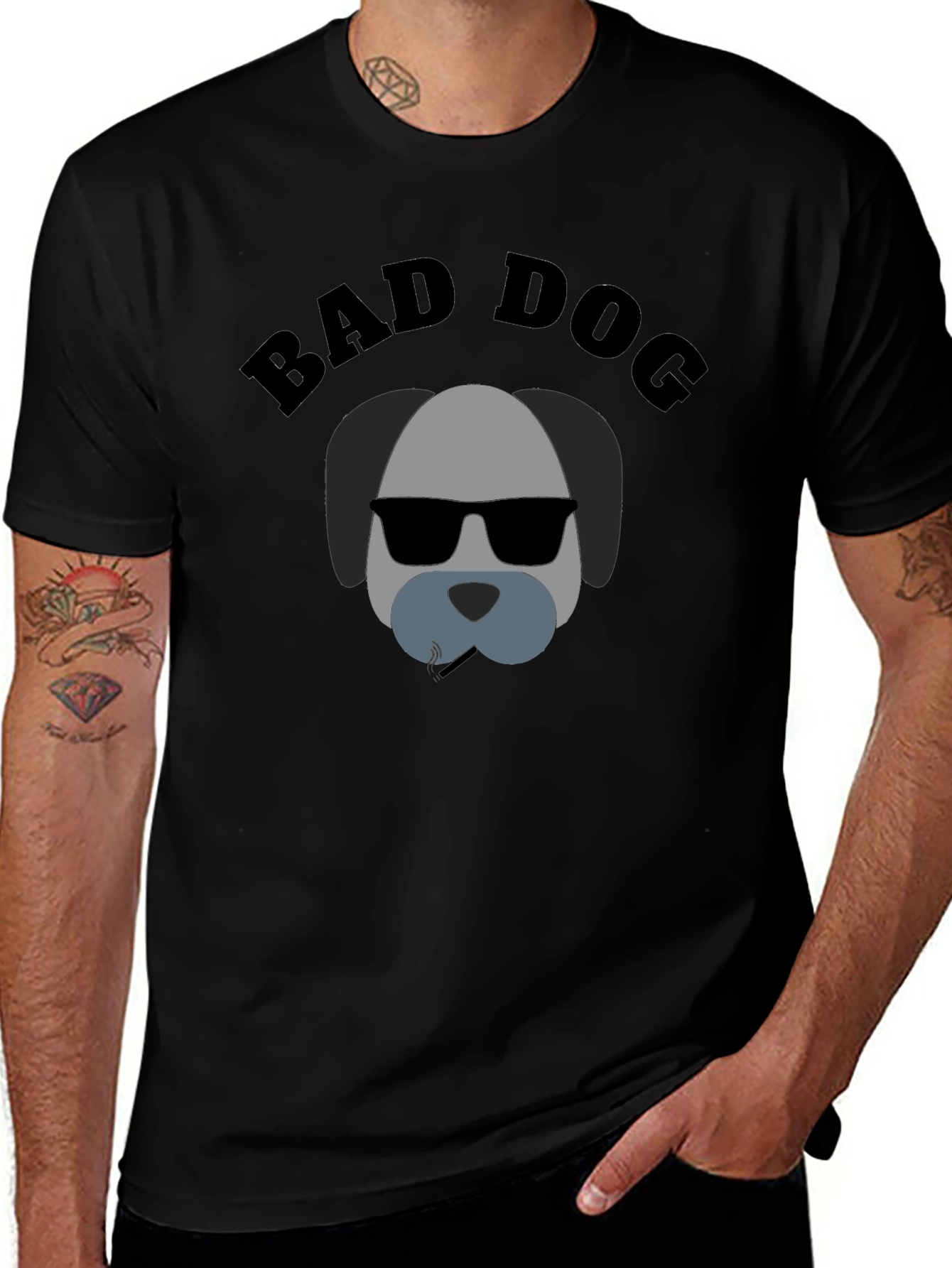 Bad Dog T-Shirt - Cool Canine Graphic Tee