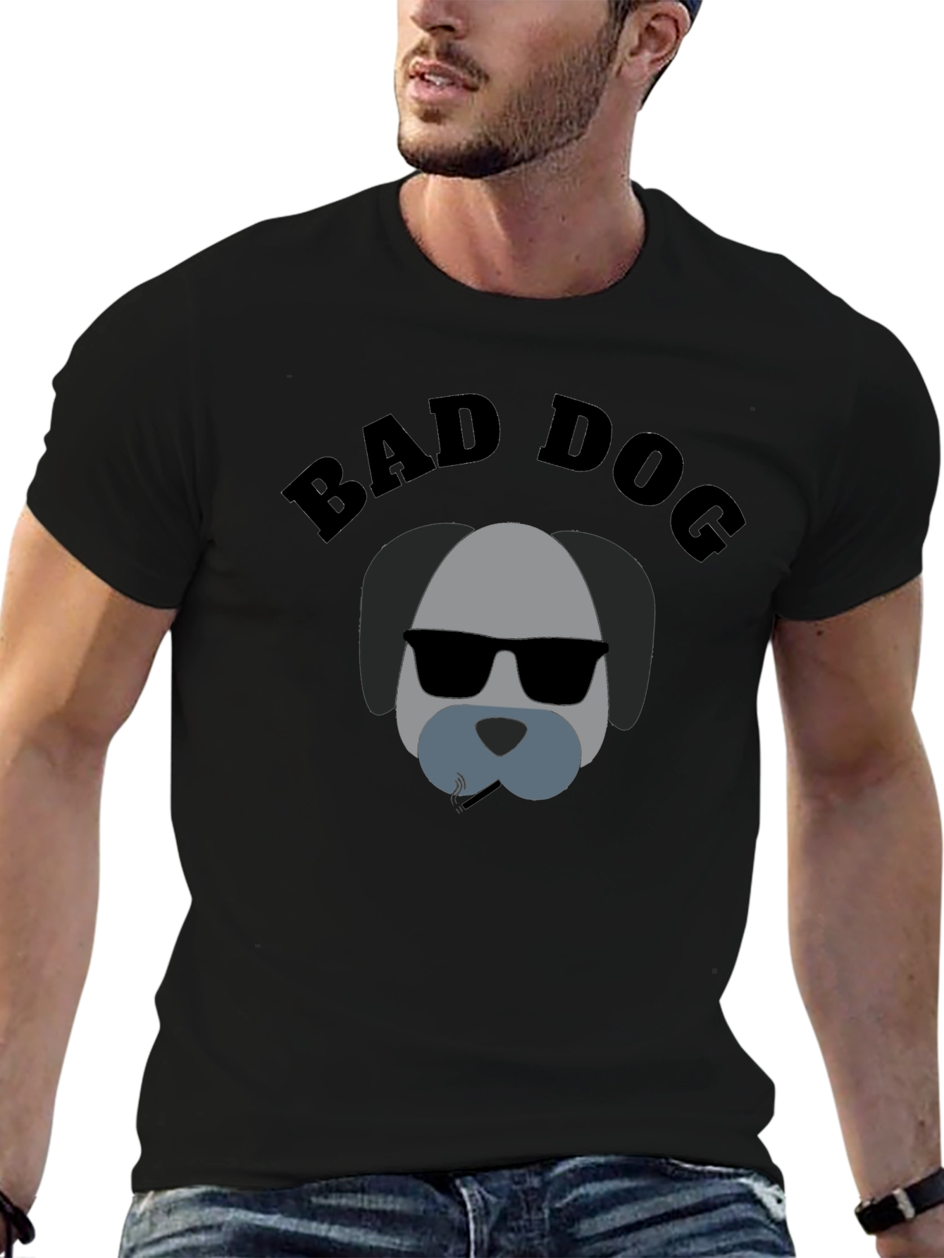 Bad Dog T-Shirt - Cool Canine Graphic Tee