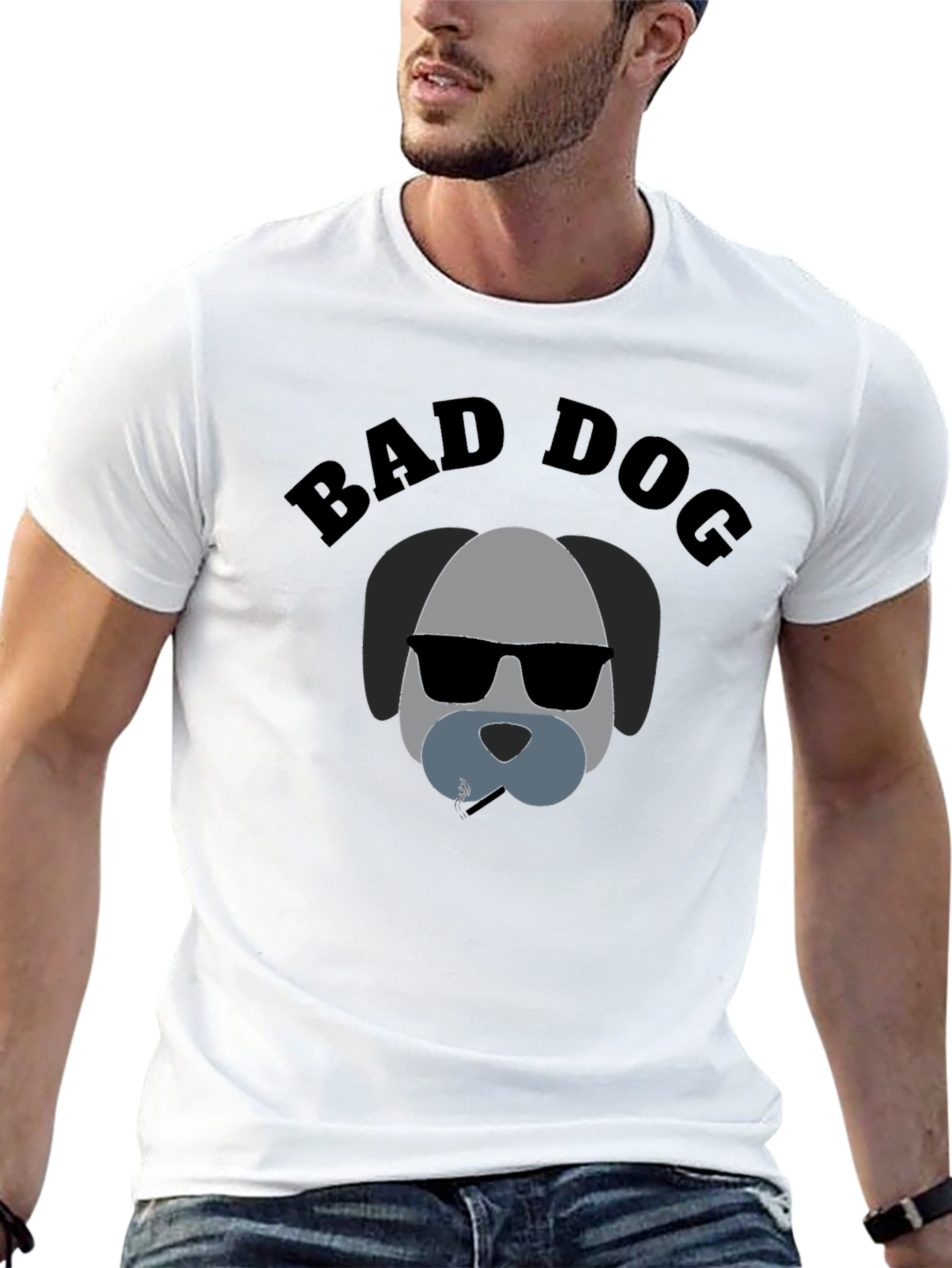 Bad Dog T-Shirt - Cool Canine Graphic Tee
