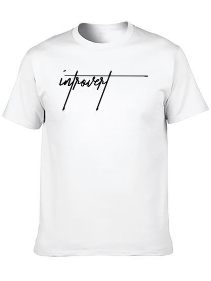 Introvert T-Shirt - Soft & Stylish Comfort