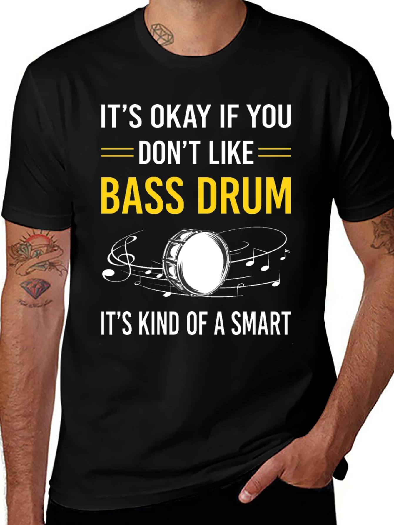 Bass Drum Humor T-Shirt
